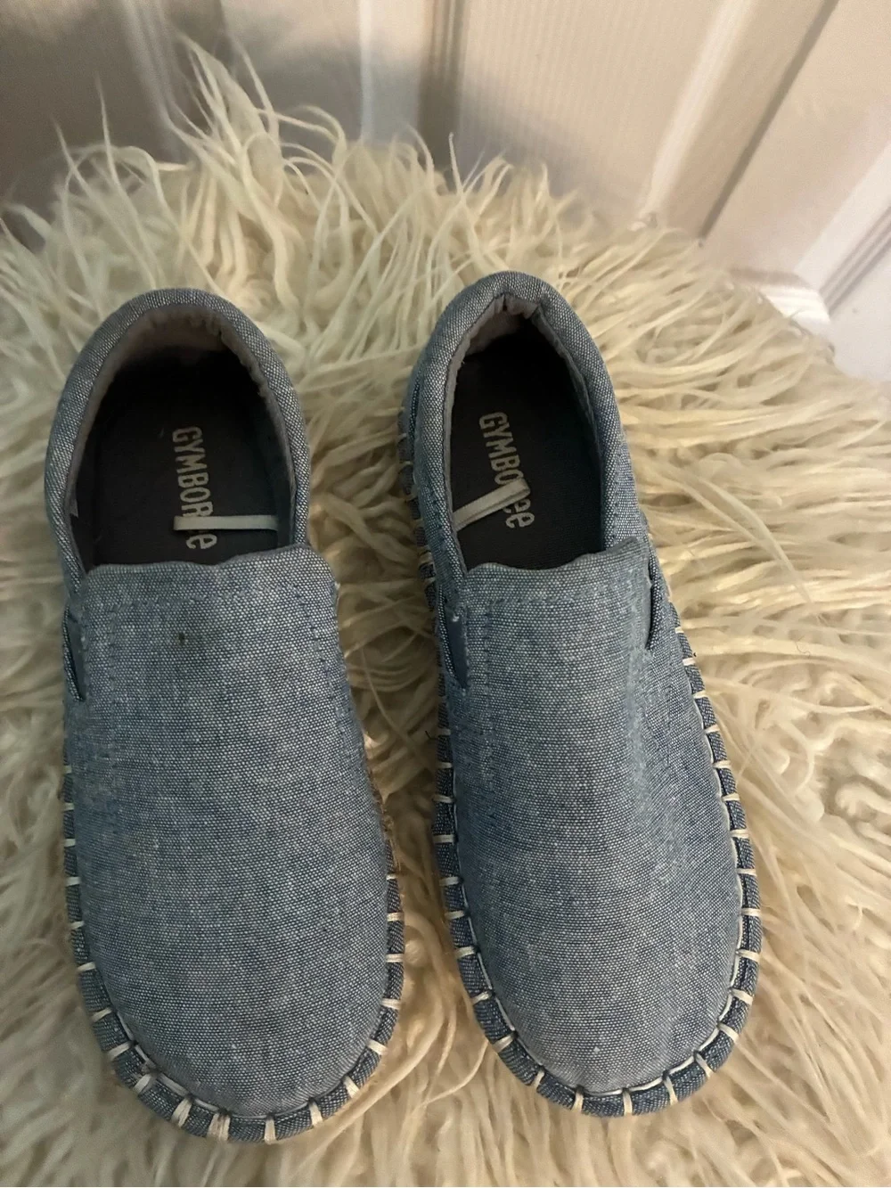 Gymboree Light Blue Slip-On Espadrille Sneakers for Kids
